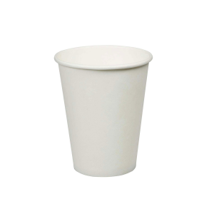 Compostable (12oz x 1000) White Cups Singlewall FLOW