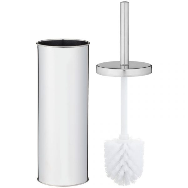 White Toilet Brush Set
