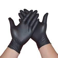 Black Nitrile Gloves -