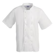 Chef White Short Sleeves Chefs Jacket (XL/L/M)