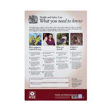HEALTH &safety Law Poster A2