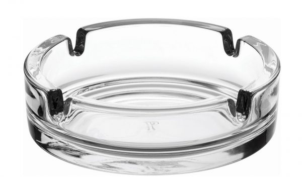 Clear Glass Stackable Ashtrya (4.25'') 11cm p54036