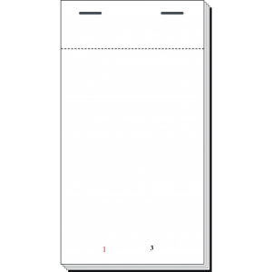Waiter Pad (30) Duplicate Cardon (96 x 163mm) 100pcs