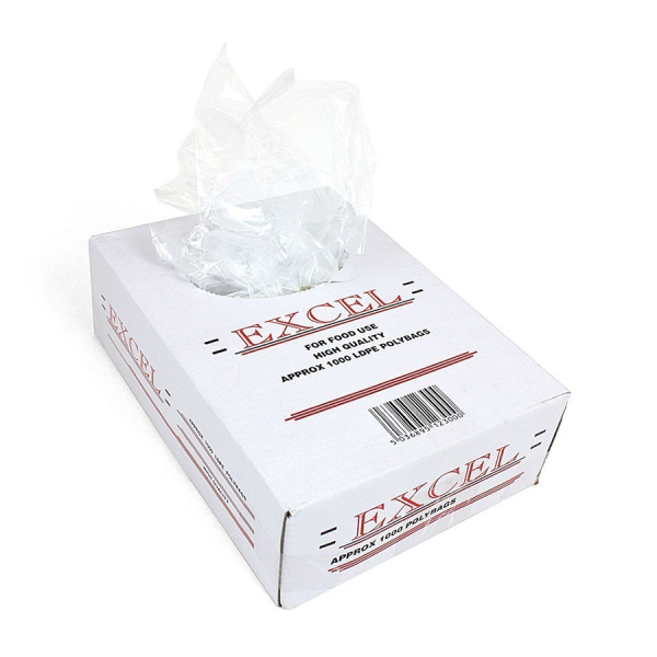 Excel Clear Polythene Bag [12x18inch] 250G