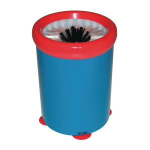 Plastic glass wash and brush