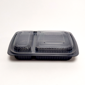 Somoplast 825 Black 2comp Microwavable Container