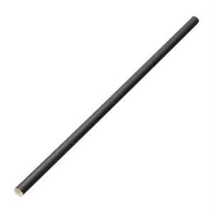 Black Paper Straws (10.5'') 250